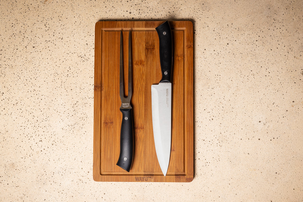 
                  
                    Carving Set + Tabla Bamboo
                  
                