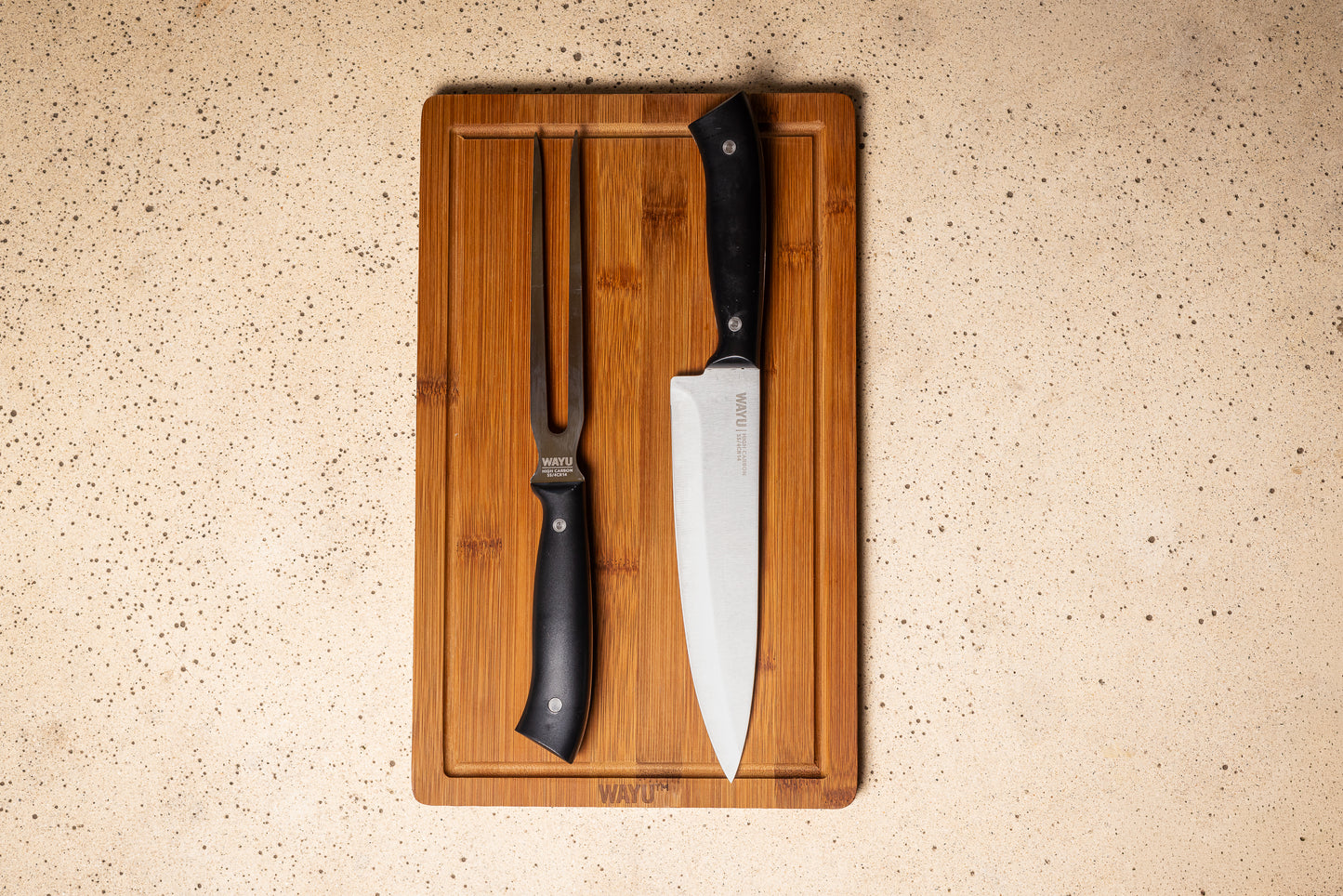 
                  
                    Carving Set + Tabla Bamboo
                  
                