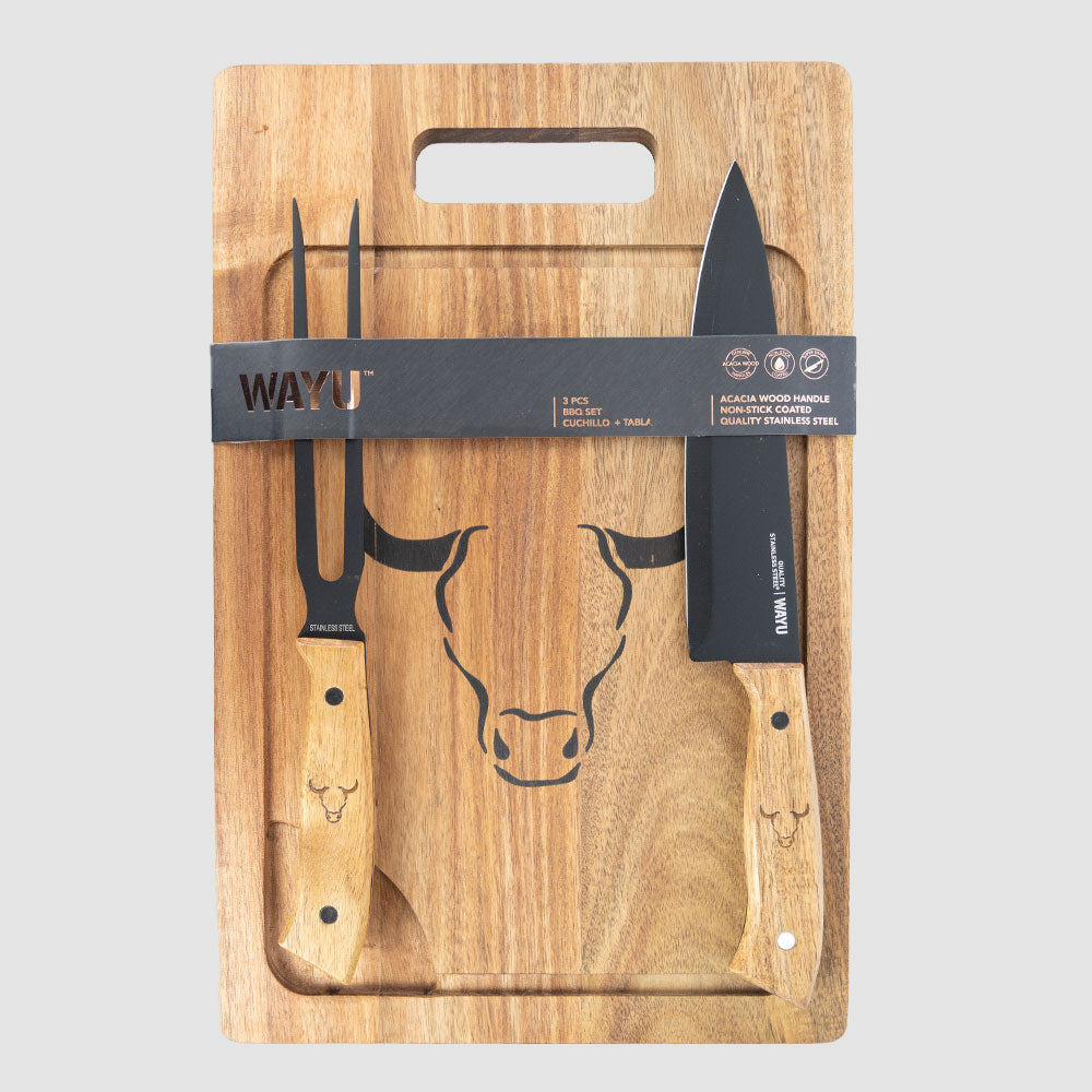 
                  
                    Set Tabla Cuchillo Tenedor Prm Wayu
                  
                