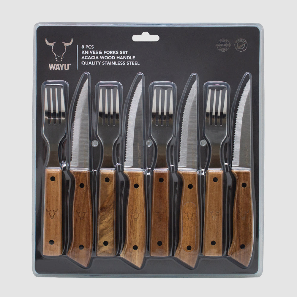 
                  
                    Set Cuchillos Y Tenedores Prm 8 Pcs Wayu
                  
                