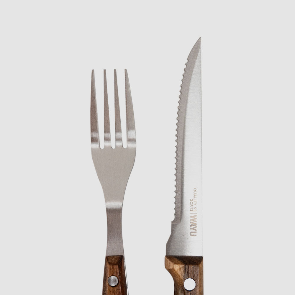 
                  
                    Set Cuchillos Y Tenedores Prm 8 Pcs Wayu
                  
                