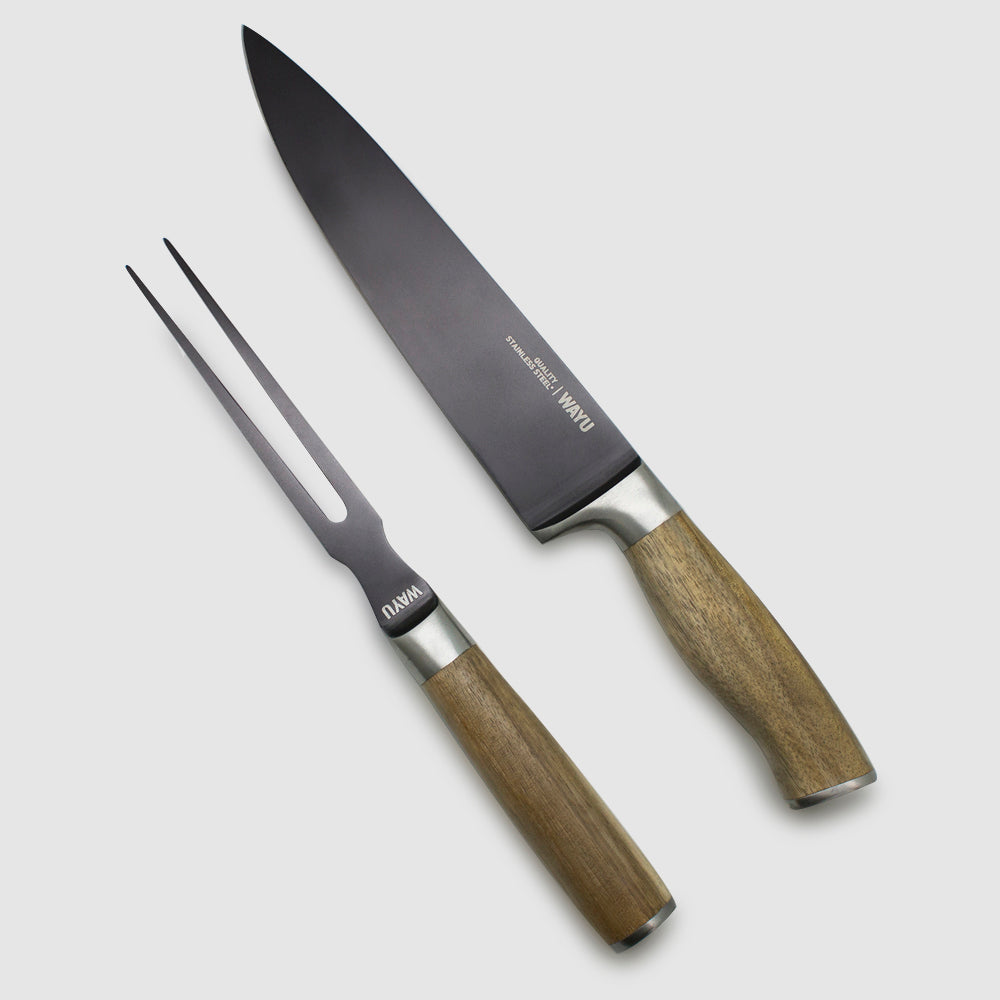 Cuchillo + Tenedor Wayu