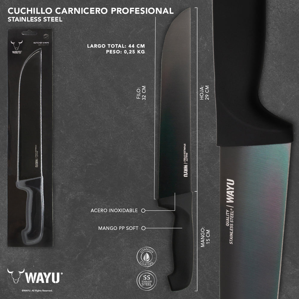 
                  
                    Cuchillo Carnicero Profesional Wayu
                  
                