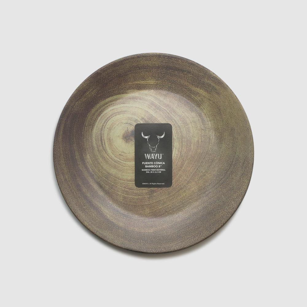 Plato Wayu Bamboo Mediano 8''