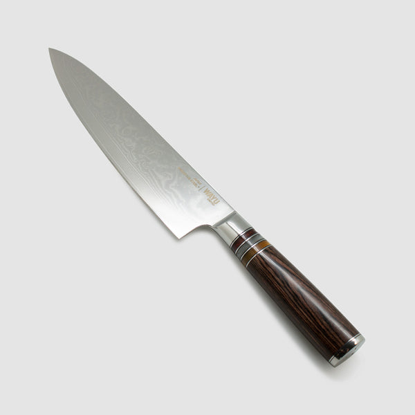 Cuchillo Damascus Brown