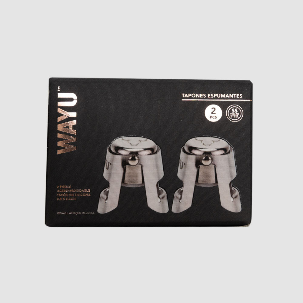 
                  
                    Set 2 Tapones Espumante/Champagne Wayu
                  
                