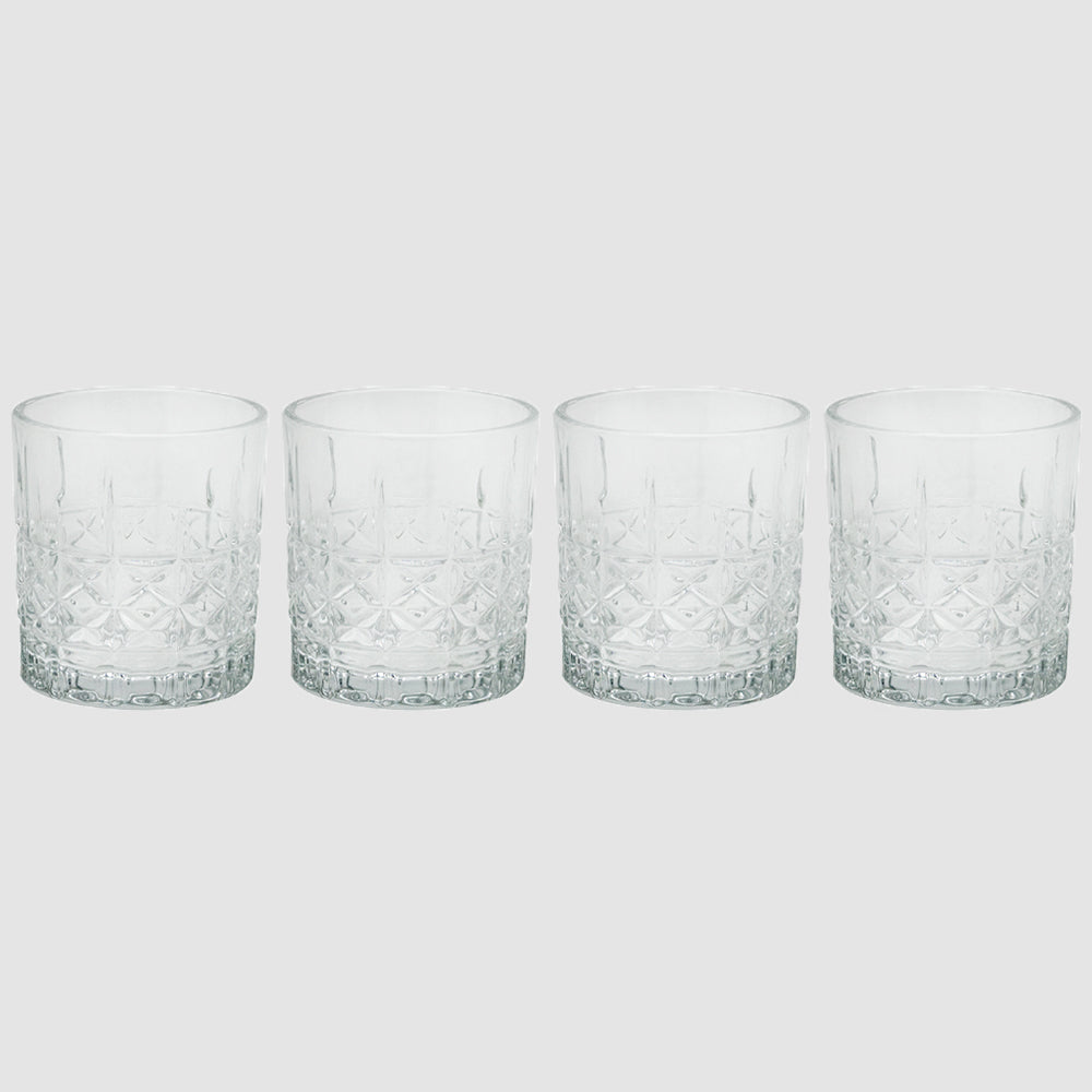 Set 4 Vasos Whisky Vintage Glasso