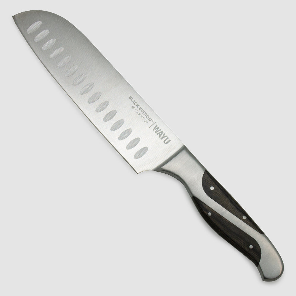 Cuchillo Santoku Black Edition Wayu