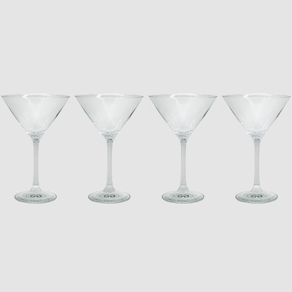 Set 4 Copas Martini Glasso