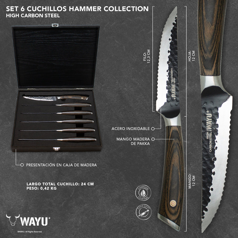 
                  
                    Set 6 Cuchillos Hammer Collection Wayu
                  
                