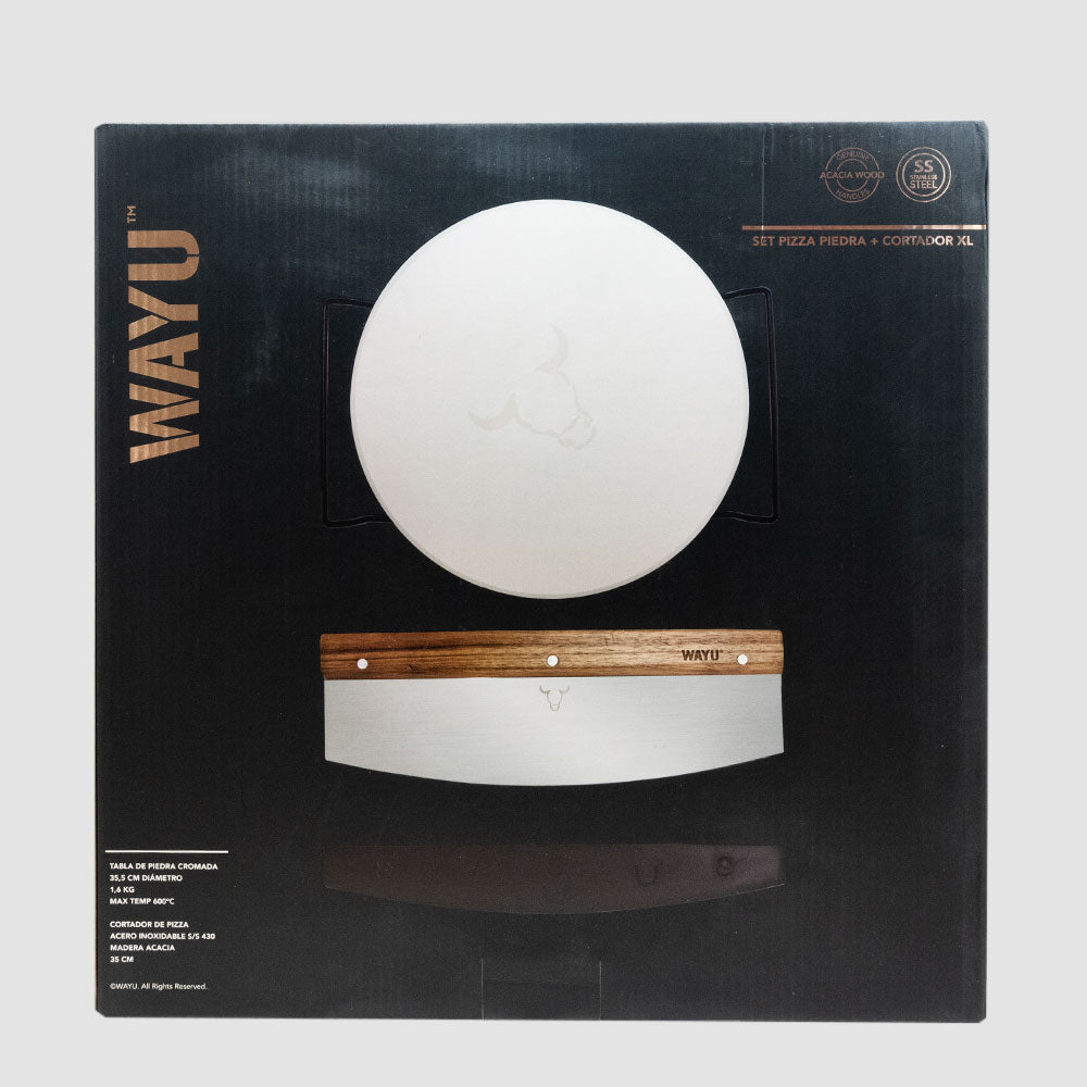 
                  
                    Set Pizza Piedra + Cortador XL Wayu
                  
                