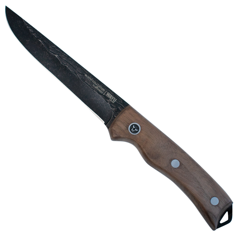 Cuchillo Utility Con Funda Rustic Collection Wayu