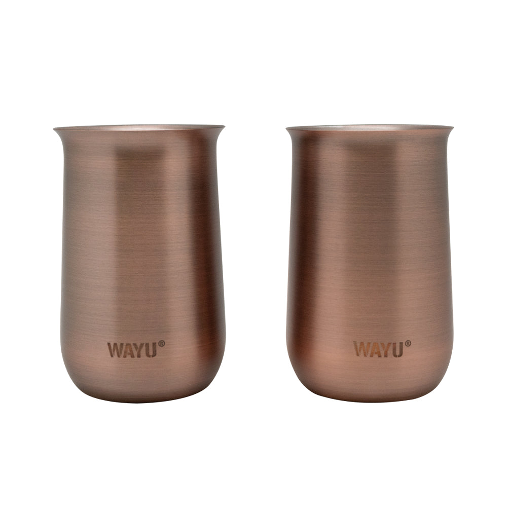 Set 2 Vasos Aperitivo Copper Line Wayu