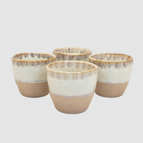 Set 4 Vasos Cerámica