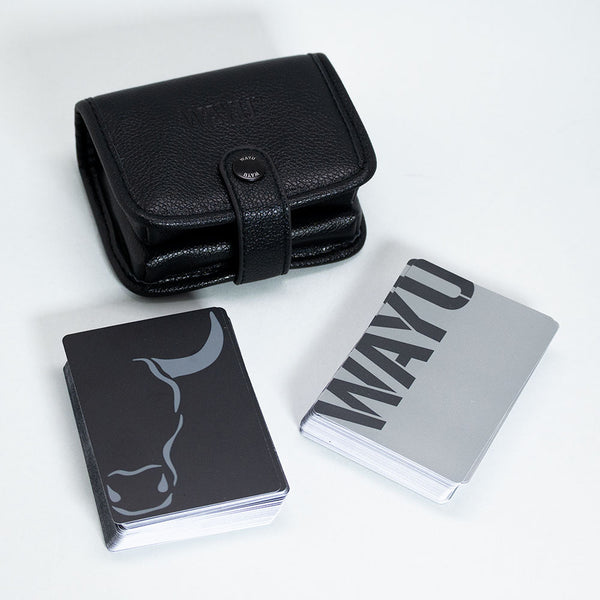 Juego de Naipe Estuche Cuero Wayu