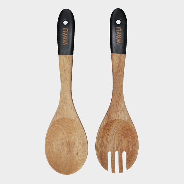Set 2pcs Cubiertos Ensalada Madera
