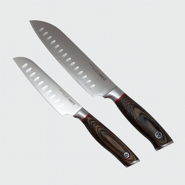 Set 2 Cuchillos Santoku
