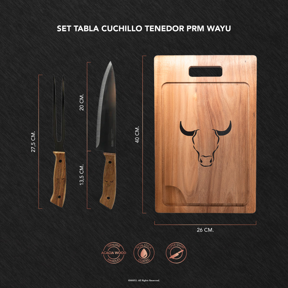 
                  
                    Set Tabla Cuchillo Tenedor Prm Wayu
                  
                