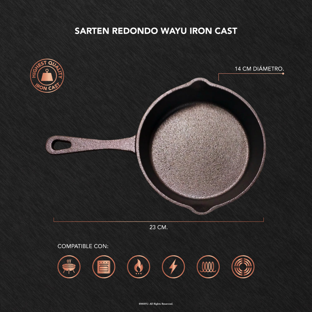 
                  
                    Sarten Redondo Wayu Iron Cast
                  
                