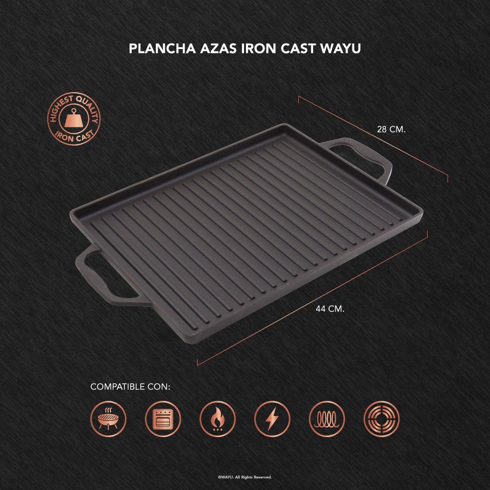 
                  
                    Plancha Azas Iron Cast Wayu
                  
                