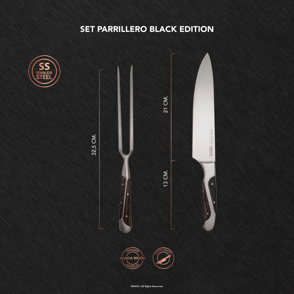 
                  
                    Set Parrillero Black Edition
                  
                
