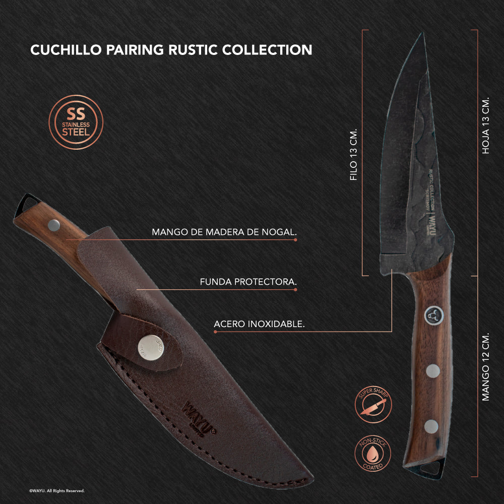 
                  
                    Pairing Knife Rustic Collection
                  
                