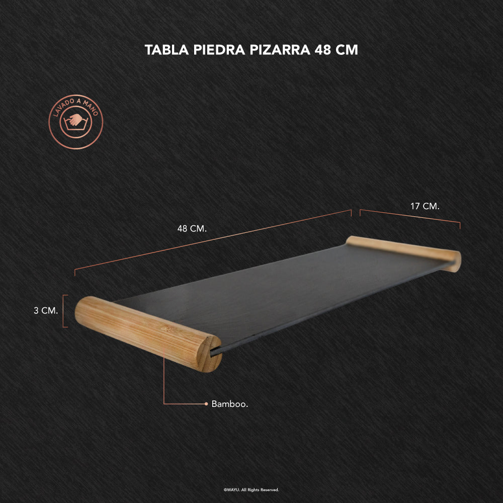 
                  
                    Tabla Piedra Pizarra 48 Cm
                  
                