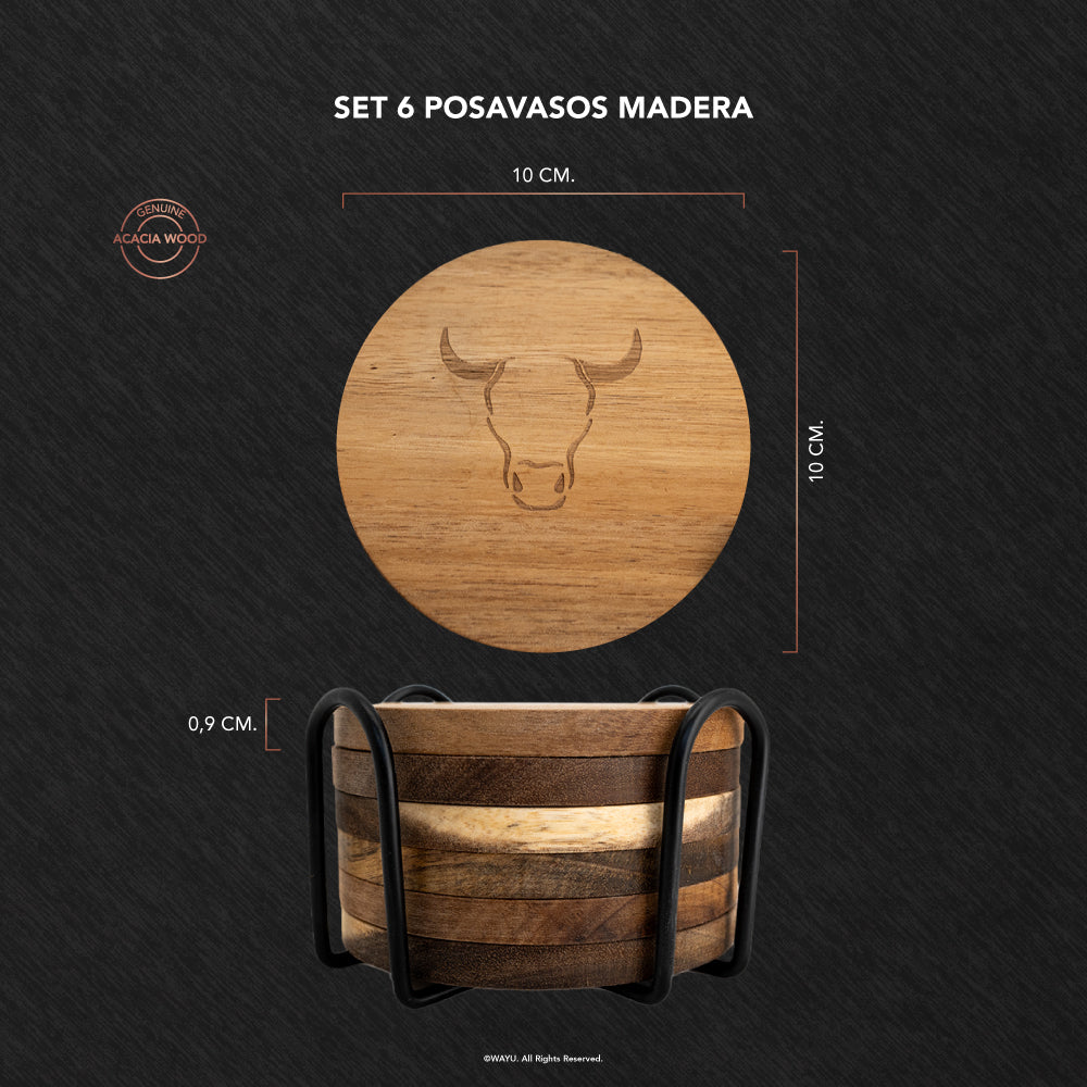 
                  
                    Set 6 Posavasos
                  
                