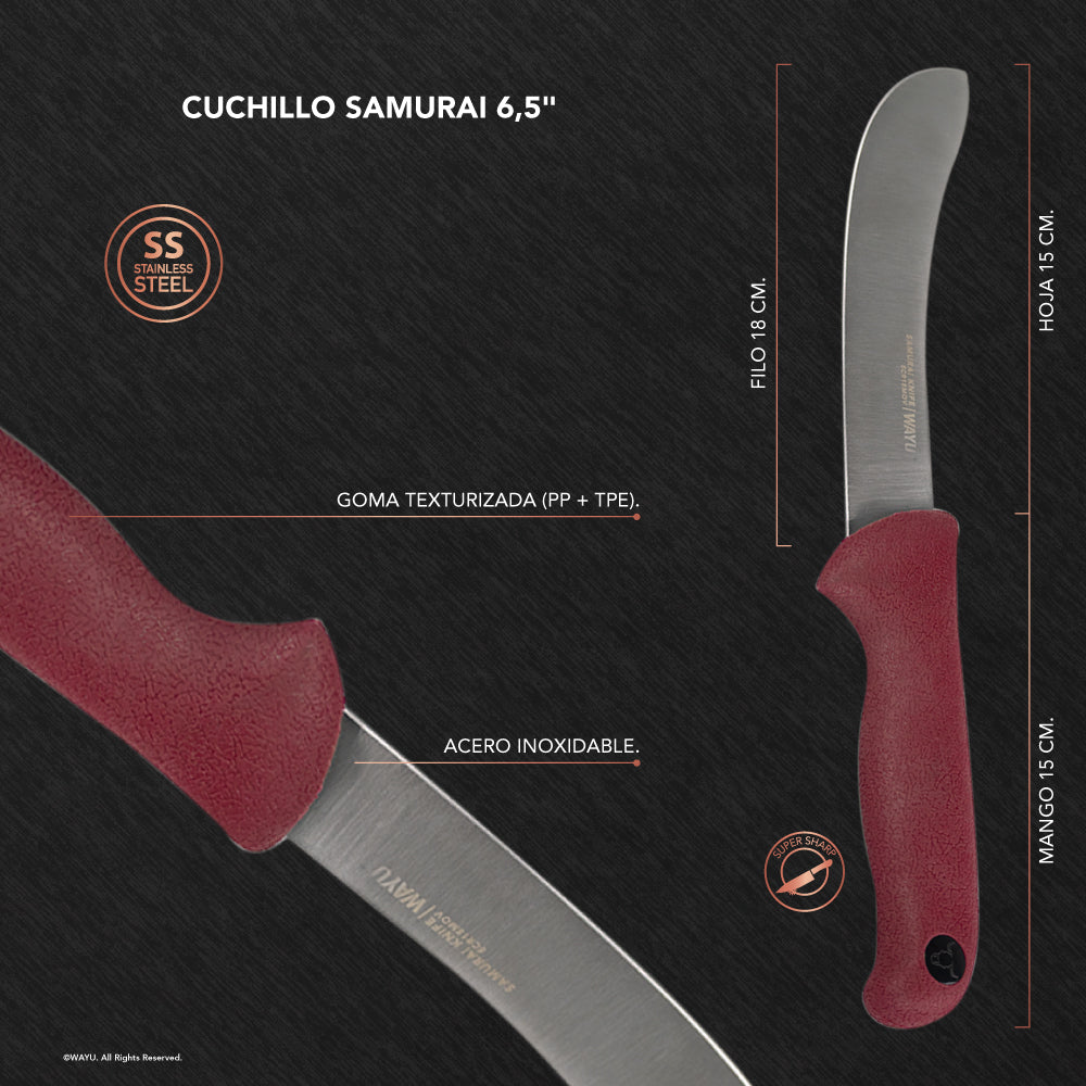 
                  
                    Cuchillo Samurai 6,5"
                  
                