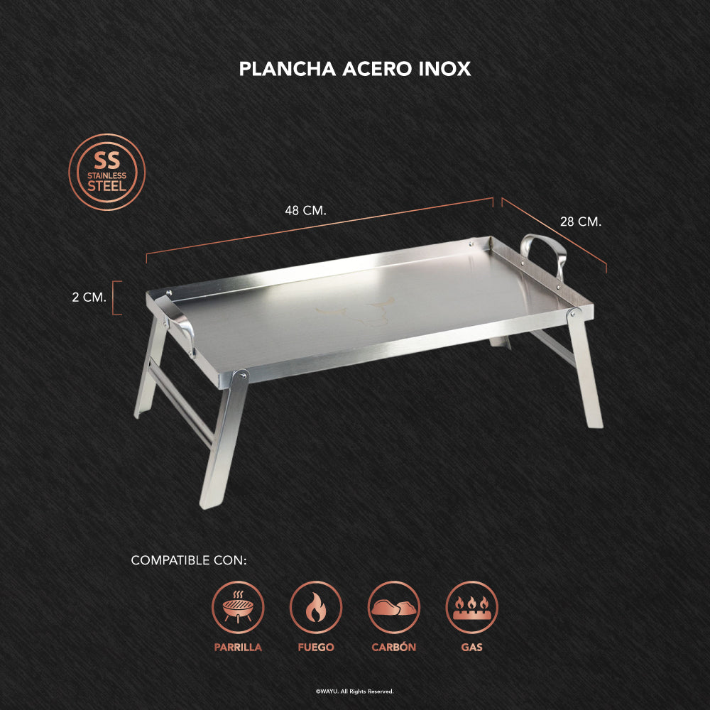 
                  
                    Plancha Acero Inox
                  
                