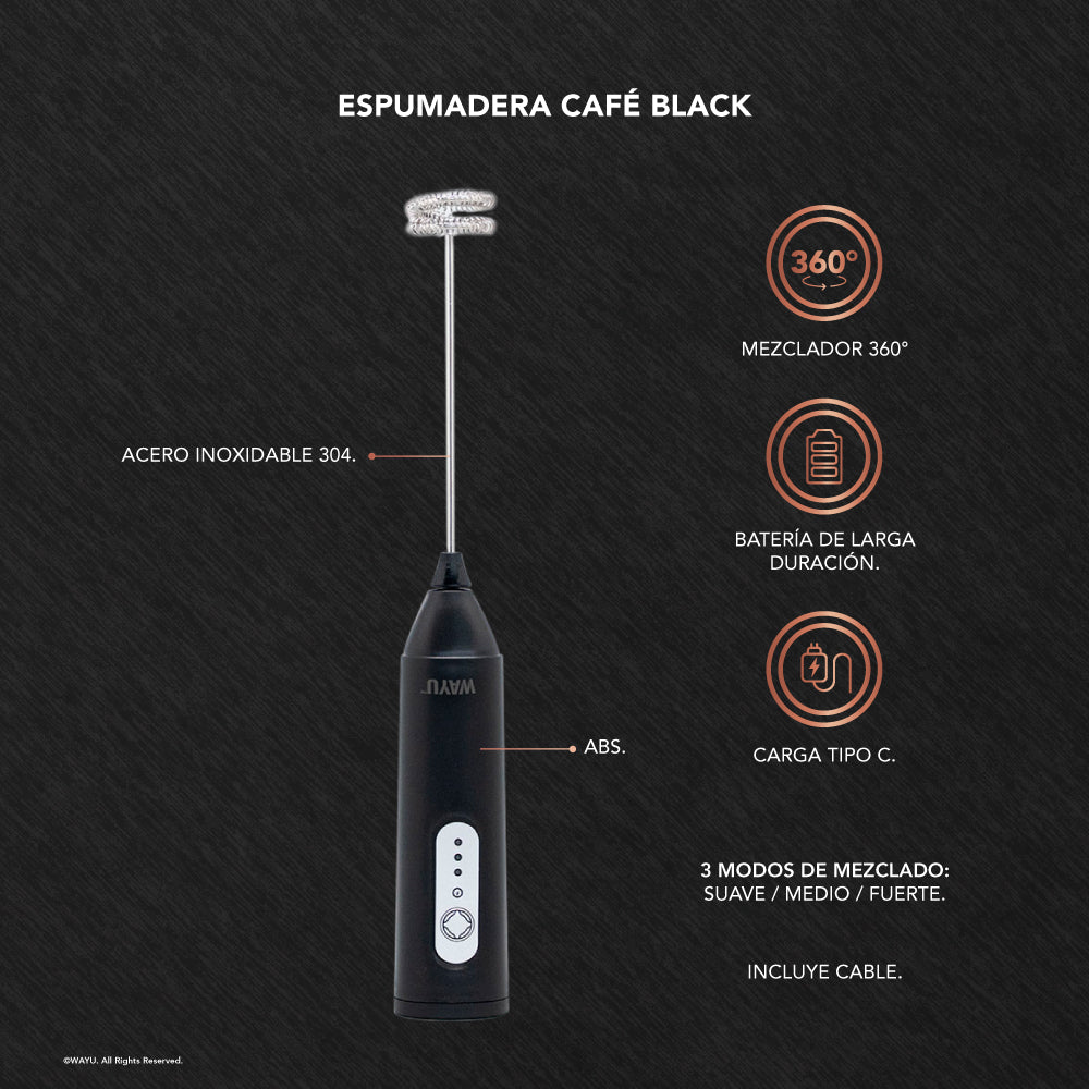 
                  
                    Espumadera Café Black
                  
                