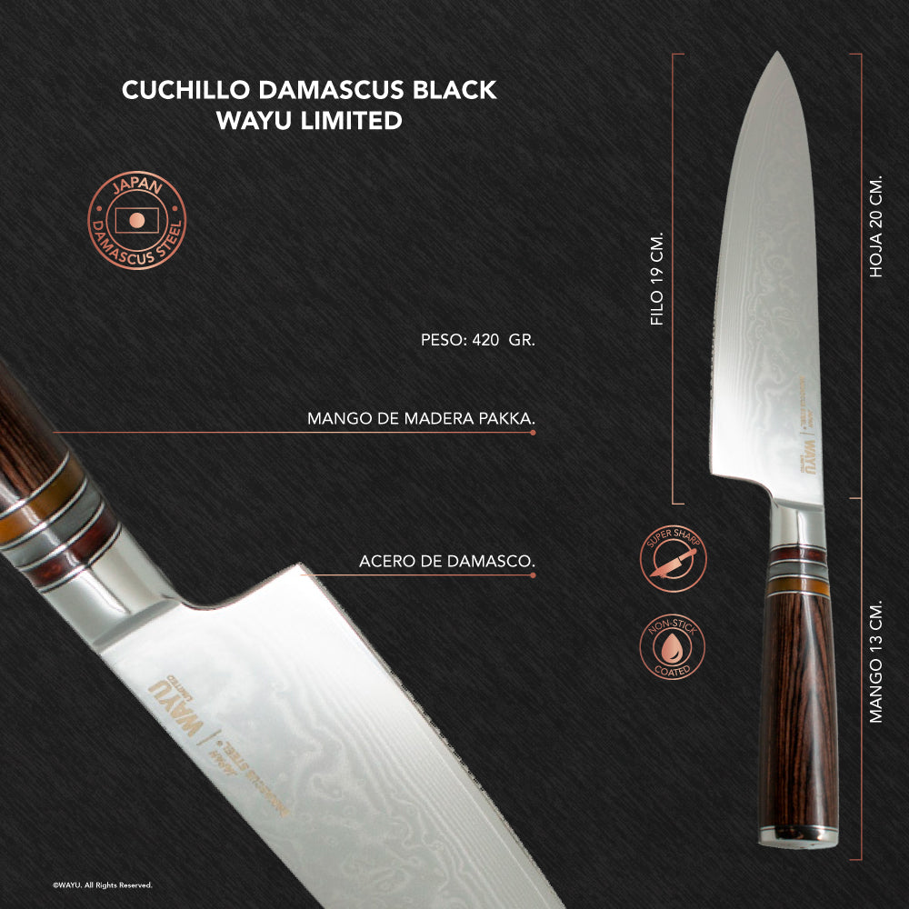 
                  
                    Cuchillo Damascus Brown
                  
                