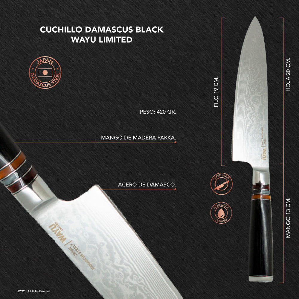 
                  
                    Cuchillo Damascus Black
                  
                