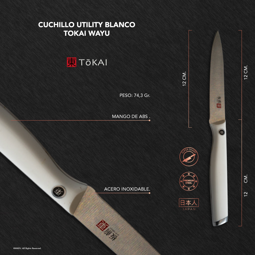 
                  
                    Cuchillo Utility Blanco Tokai Wayu
                  
                