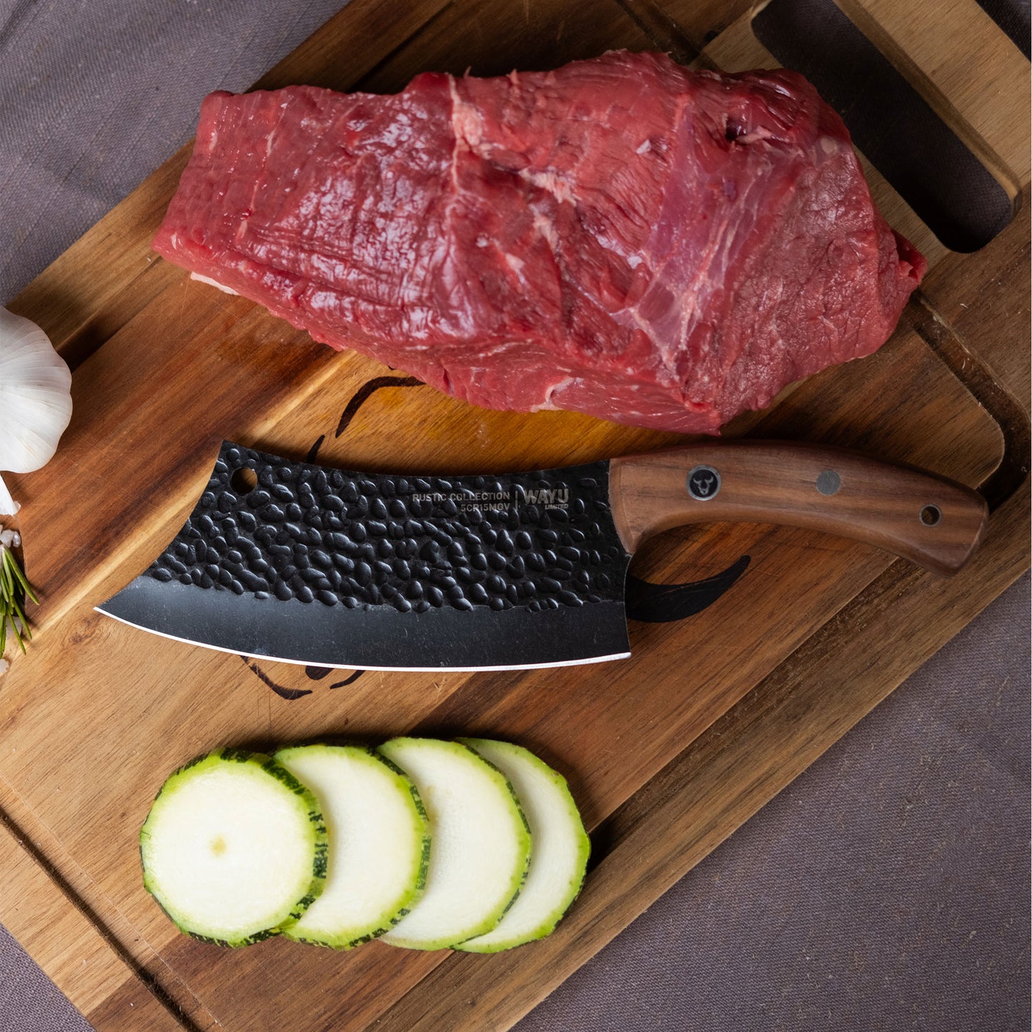 
                  
                    Cuchillo Chopper Con Funda Rustic Collection Wayu
                  
                