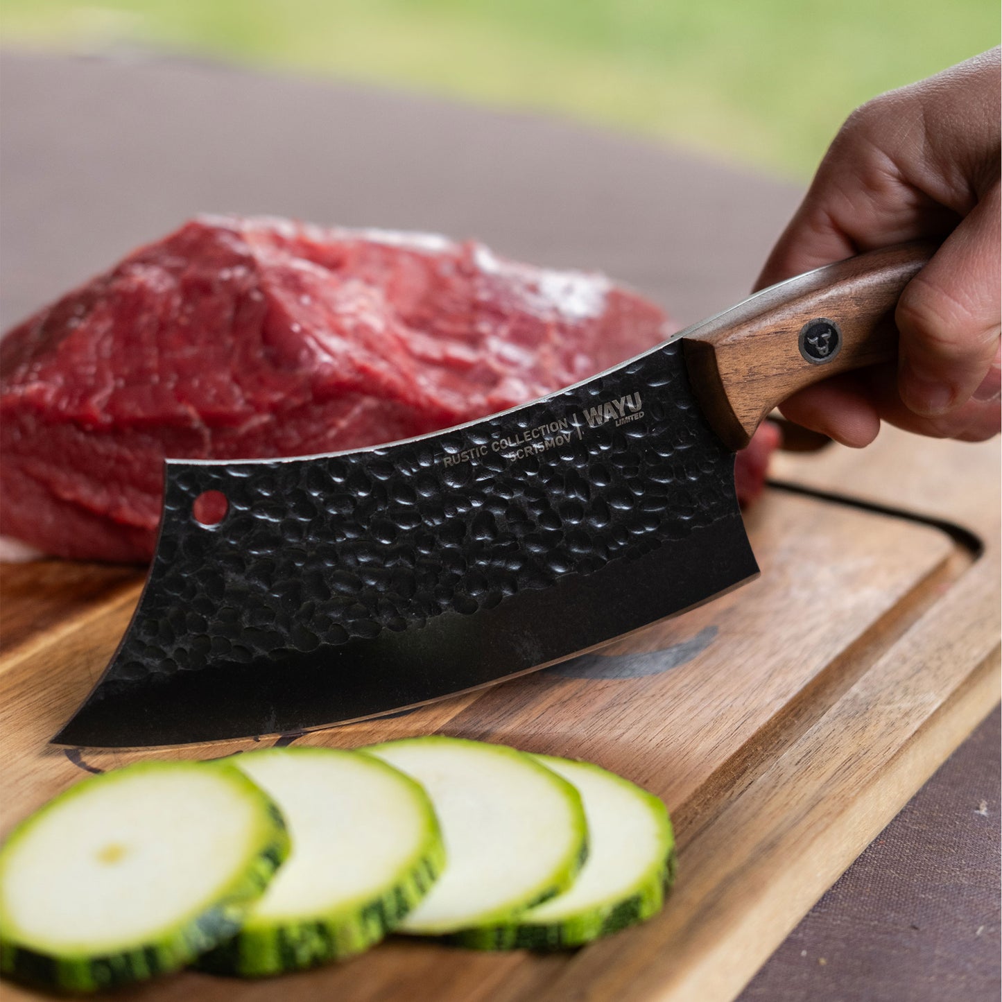 
                  
                    Cuchillo Chopper Con Funda Rustic Collection Wayu
                  
                
