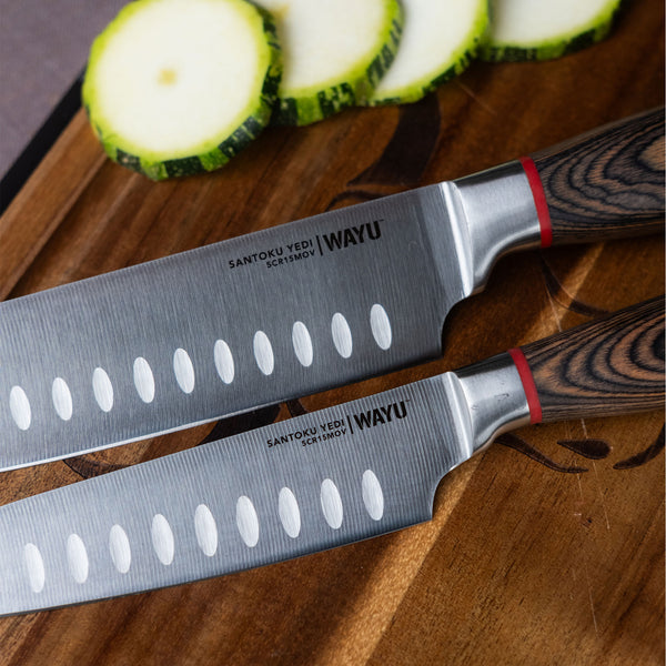 Set 2 Cuchillos Santoku