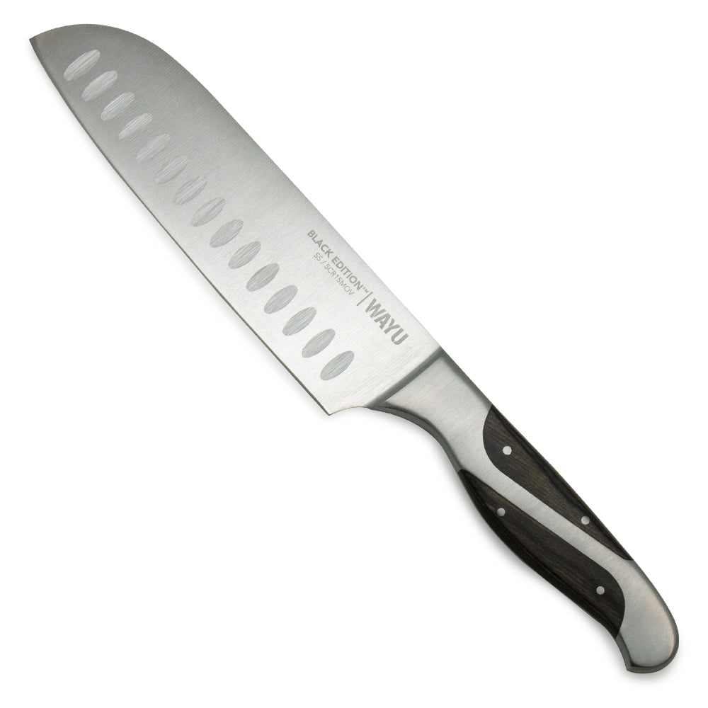 Cuchillo Santoku Black Edition Wayu